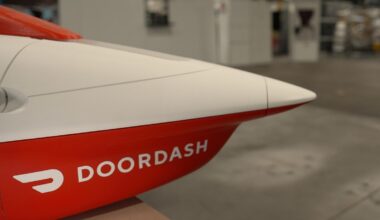 DoorDash aircraft nose