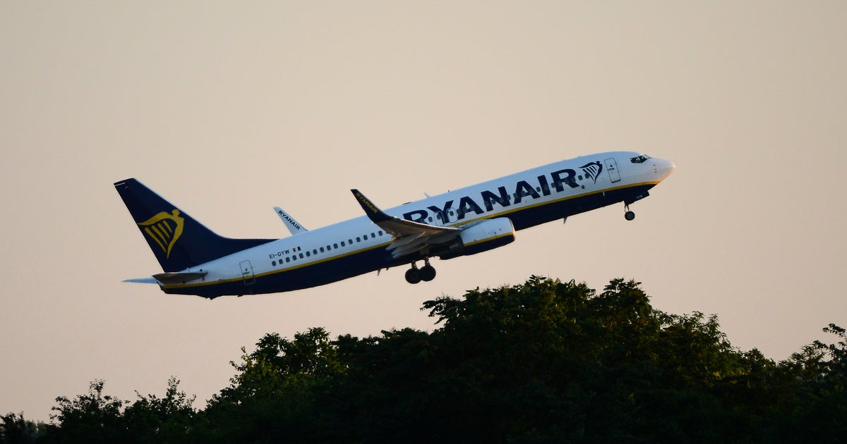 Man partially sucked out of broken Ryanair plane window during flight, fellow passenger says