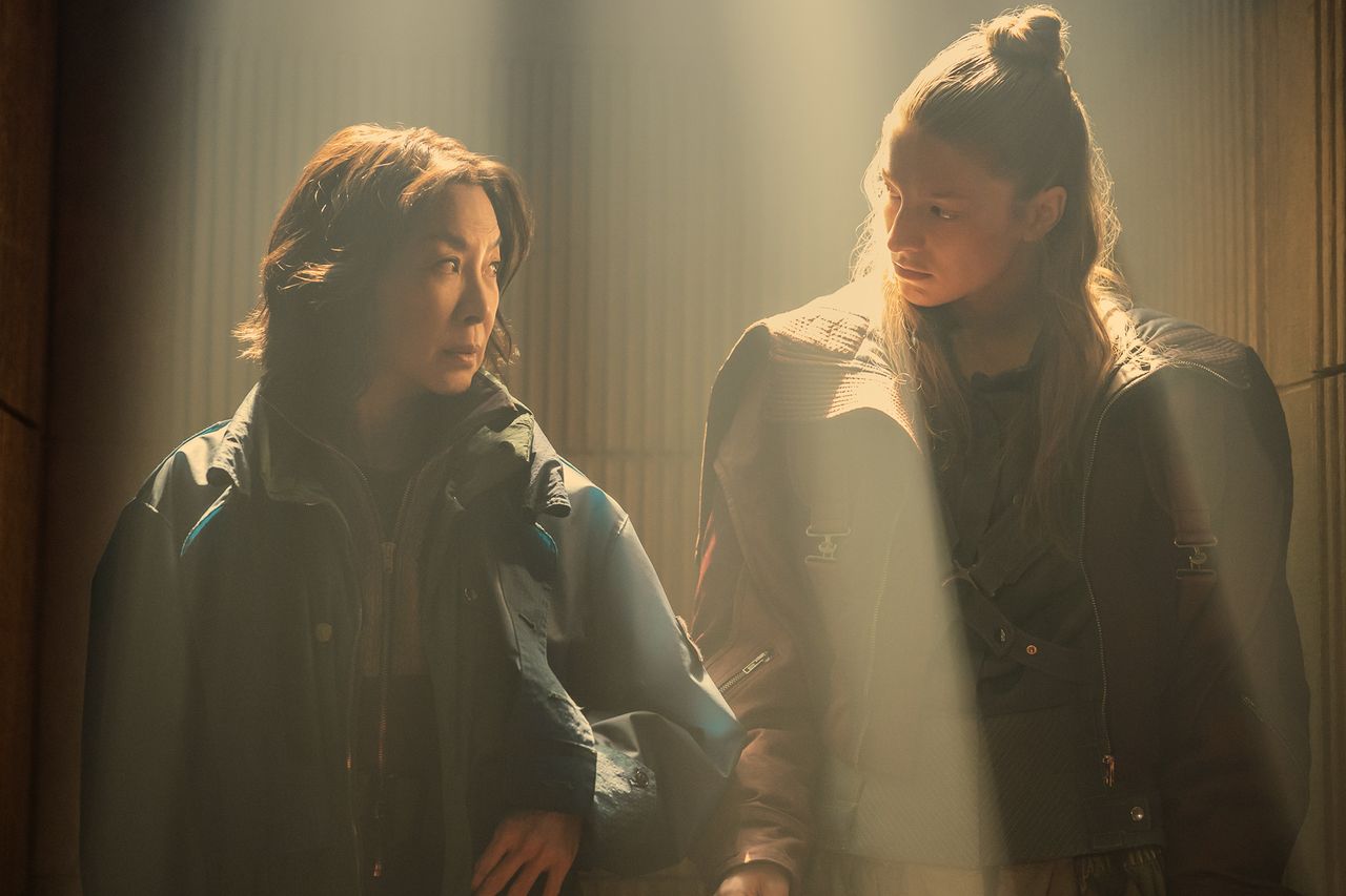 Michelle Yeoh and Hunter Schafer in ‘Blade Runner 2099’Credit: Clay Enos/Prime Video