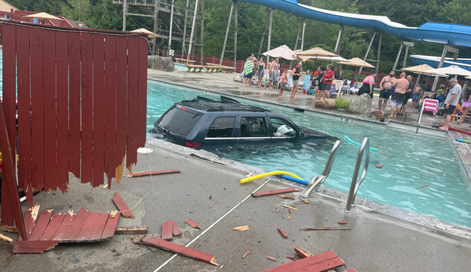 Vehicle into pool at Smugglers Notch Resort in Jeffersonville on July 13, 2026 Vehicle into pool at Smugglers Notch Resort in Jeffersonville on July 13, 2026