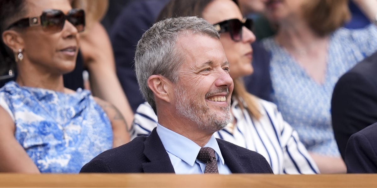 King Frederik of Denmark and His Former Tennis Coach Sit in Wimbledon’s Royal Box