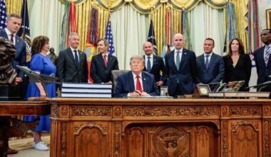 Trump says US will take over Strait of Hormuz