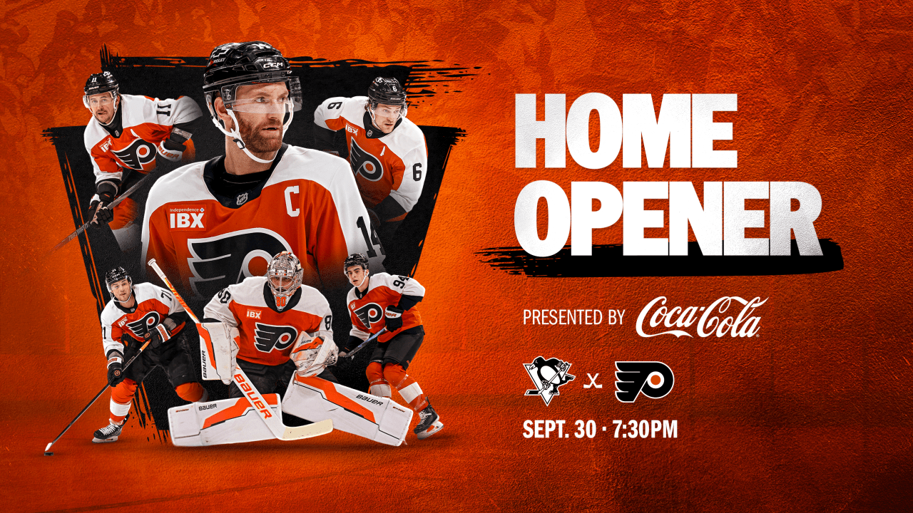 Flyers To Host Pittsburgh In Home Opener presented by Coca-Cola On Wednesday, September 30