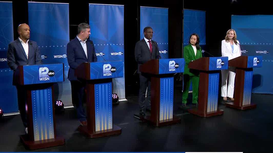 Wisconsin Democratic primary debate for governor