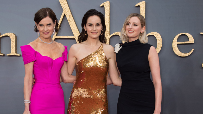 Elizabeth McGovern, Michelle Dockery and Laura Carmichael at an event together