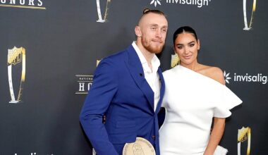 49ers' George and Claire Kittle share stunning photo from Taylor Swift and Travis Kelce's wedding