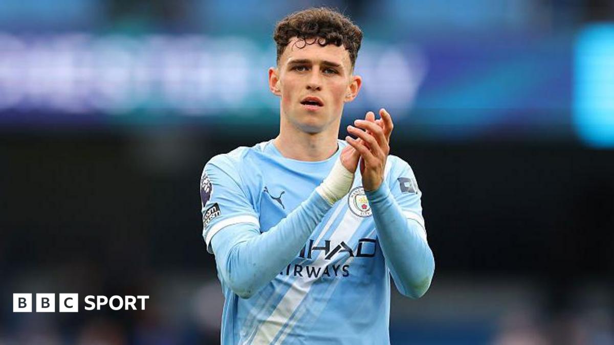 Phil Foden in action for Manchester City against Brentford in May 2026
