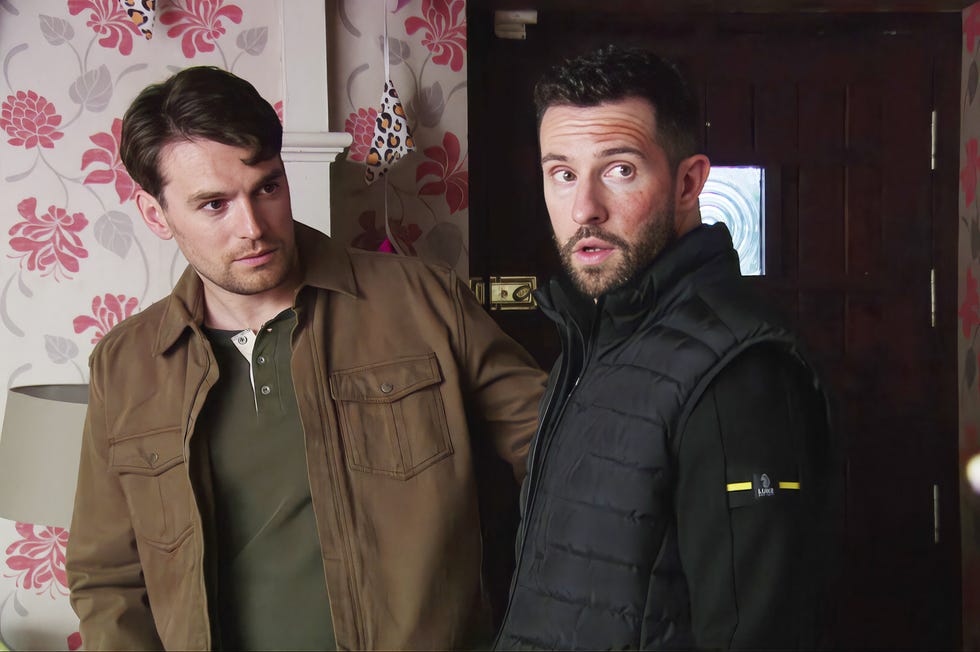 Mack Boyd, Ross Barton, Emmerdale mack boyd, ross barton, emmerdale