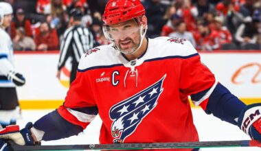 Alex Ovechkin names the only other NHL player who could rock his yellow laces and tinted visor
