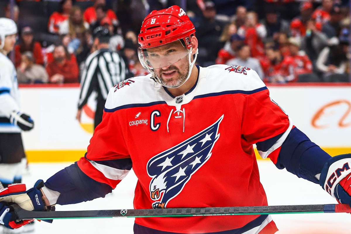 Alex Ovechkin names the only other NHL player who could rock his yellow laces and tinted visor