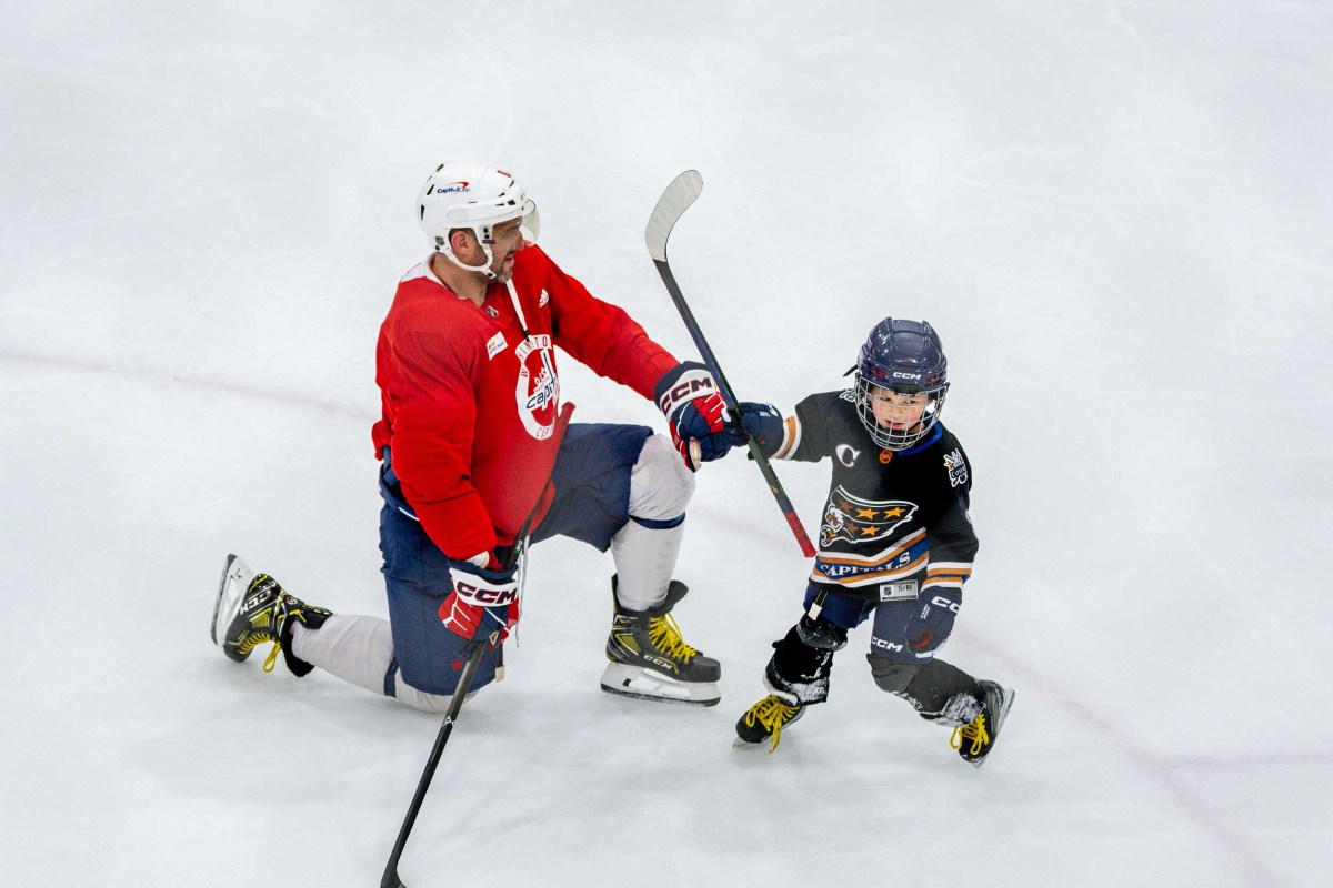 Alex Ovechkin says his sons fell in love with hockey on their own: ‘We don’t push them’