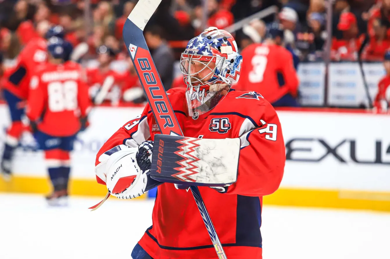 Charlie Lindgren on signing three-year extension with Capitals: ‘It’s really just a home run organization’