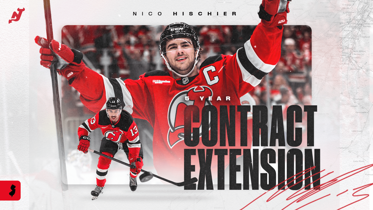 Hischier, Devils Agree to Terms on 5-Year Extension | RELEASE