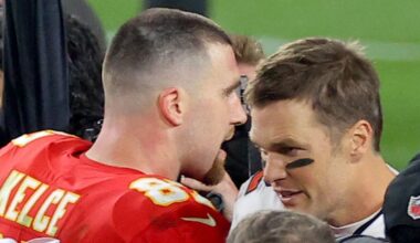 Chiefs’ Travis Kelce ‘would’ve had 110, 120’ catches a year with Brady