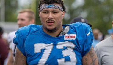 Lions’ Christian Mahogany removed from PUP, gets some 1st team reps