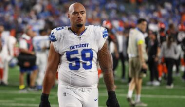 Detroit Lions training camp injury report: Bad news for Giovanni Manu