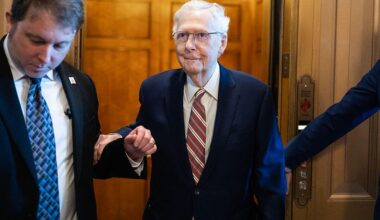 EMS was called to Sen. Mitch McConnell's home for "unconscious" patient last month, recording suggests
