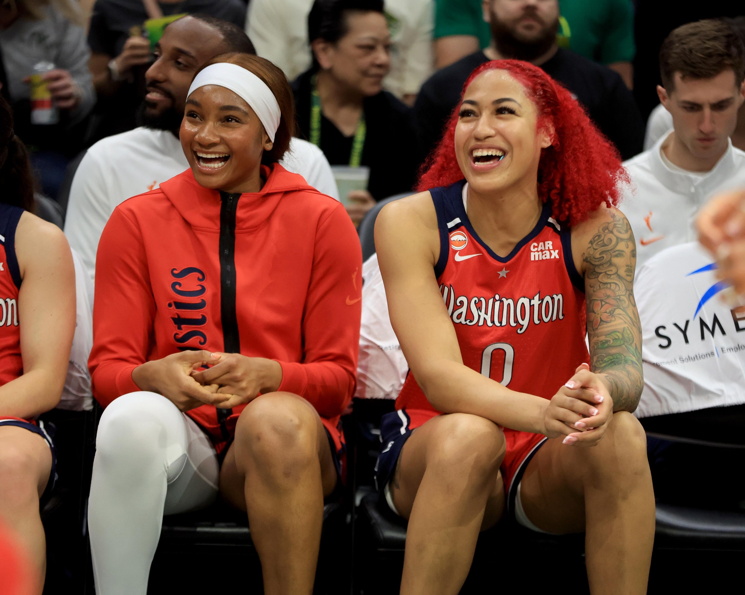 Kiki Iriafen and Shakira Austin.
