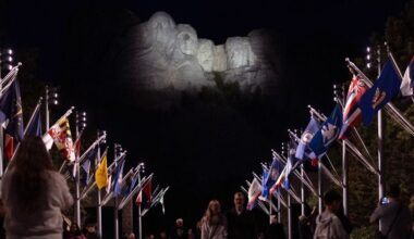 Trump heads to Mount Rushmore, where efforts to impose his likeness have stalled