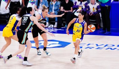 Kelsey Plum is doing on-court work, close to return for Sparks