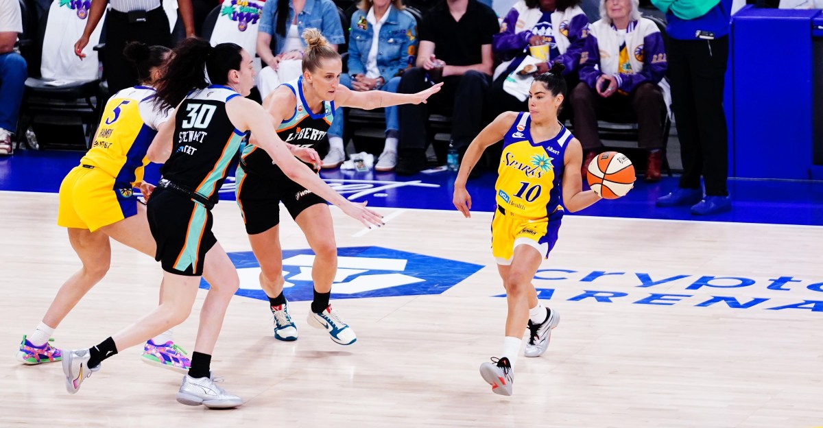Kelsey Plum is doing on-court work, close to return for Sparks