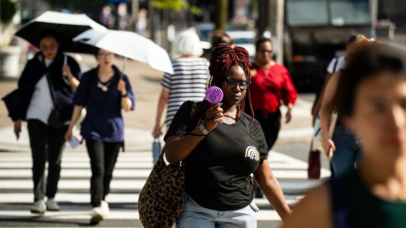 Punishing heat wave peaks as East Coast readies for sweltering July 4 weekend
