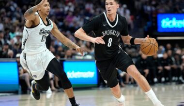 Nets lose to Kings, 79-76, without Mikel Brown Jr, but Egor Demin shines