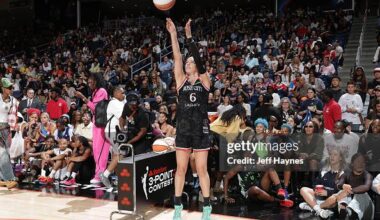 CHICAGO, IL - JULY 24: Bridget Carleton #6 of the Portland Fire shoots the ball during the AT&amp;T WNBA All-Star 2026 - Kia WNBA Skills Challenge And WNBA STARRY 3-Point Contest on July 24, 2026 at Wintrust Arena in Chicago, IL. NOTE TO USER: User expressly acknowledges and agrees that, by downloading and or using this photograph, User is consenting to the terms and conditions of the Getty Images License Agreement. Mandatory Copyright Notice: Copyright 2026 NBAE (Photo by Jeff Haynes/NBAE via Getty Images)