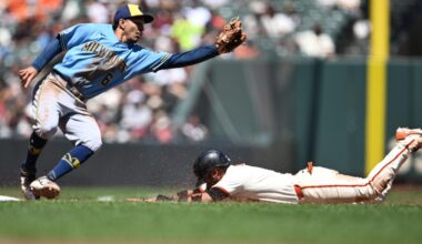 Bullpen implodes as Brewers drop series to the Giants