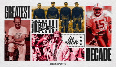 The greatest college football team of every decade, from the 1920s to today