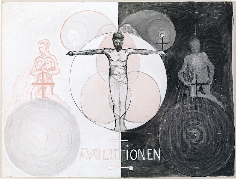 Évolution, n° 1, 1908, huile sur toile, 102,5 ×134,5 cm, HaK069