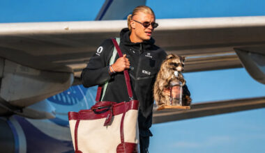 Norway's Erling Haaland brought a $750 taxidermied raccoon home from the World Cup — his country welcomed him with a Royal-led Viking Row