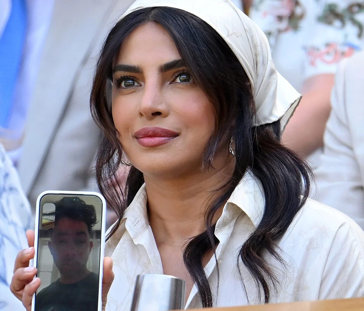 Priyanka Chopra FaceTimes Nick Jonas Mid-Wimbledon in Iconic Photos