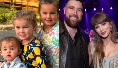 Jason Kelce’s four daughters were Taylor Swift and Travis Kelce’s flower girls