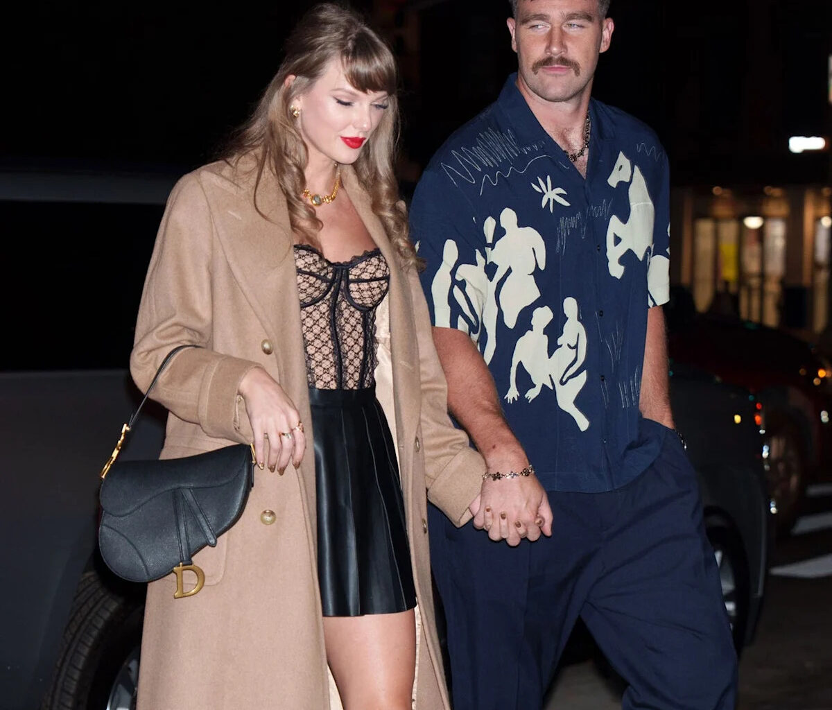 Taylor Swift, Travis Kelce, and Their Dog Jet Off on Their Honeymoon