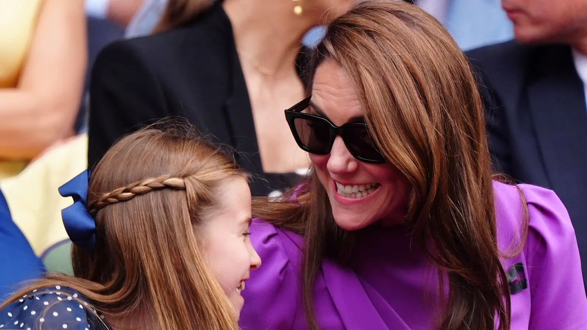 Princess Kate and Princess Charlotte inadvertently recreate Princess Diana and Prince William's iconic Wimbledon moment