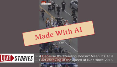 Fact Check: FAKE "Breaking News" Video Shows Furries Chasing Patriot Front Member In Downtown D.C. -- AI Media Account Origin