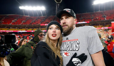 Travis Kelce is busy liking these Taylor Swift wedding guest photos