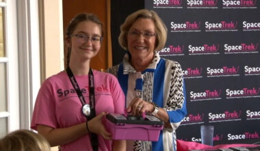Former First Lady of West Virginia visits SpaceTrek