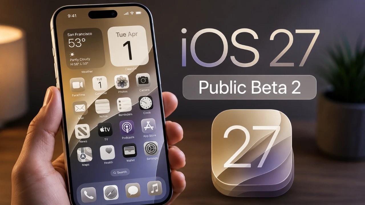 iOS 27 Public Beta 2