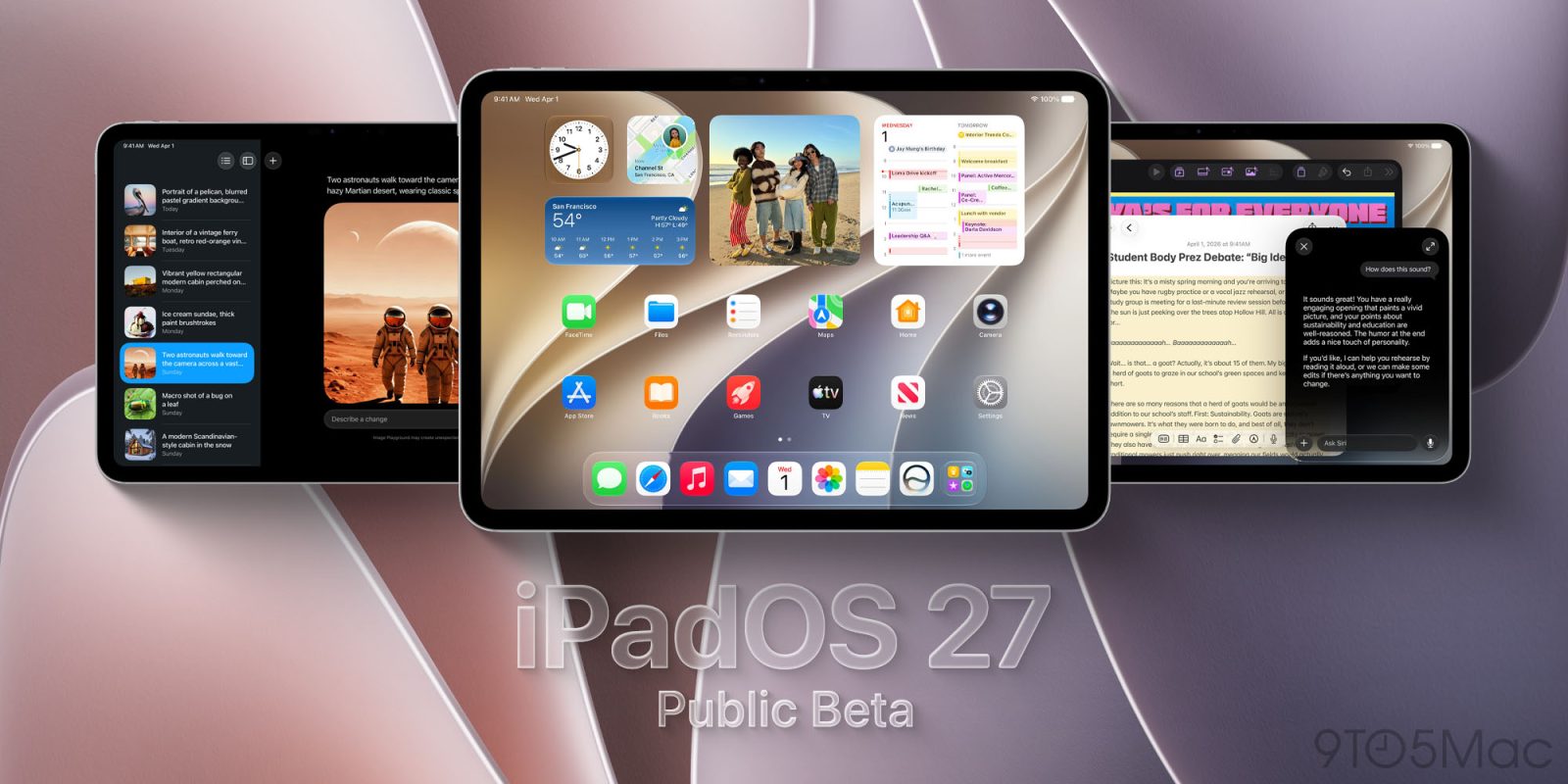 iPadOS 27 public beta