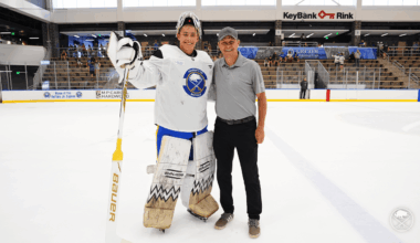 ‘His own identity’ | Jacob Biron returns to Sabres ice