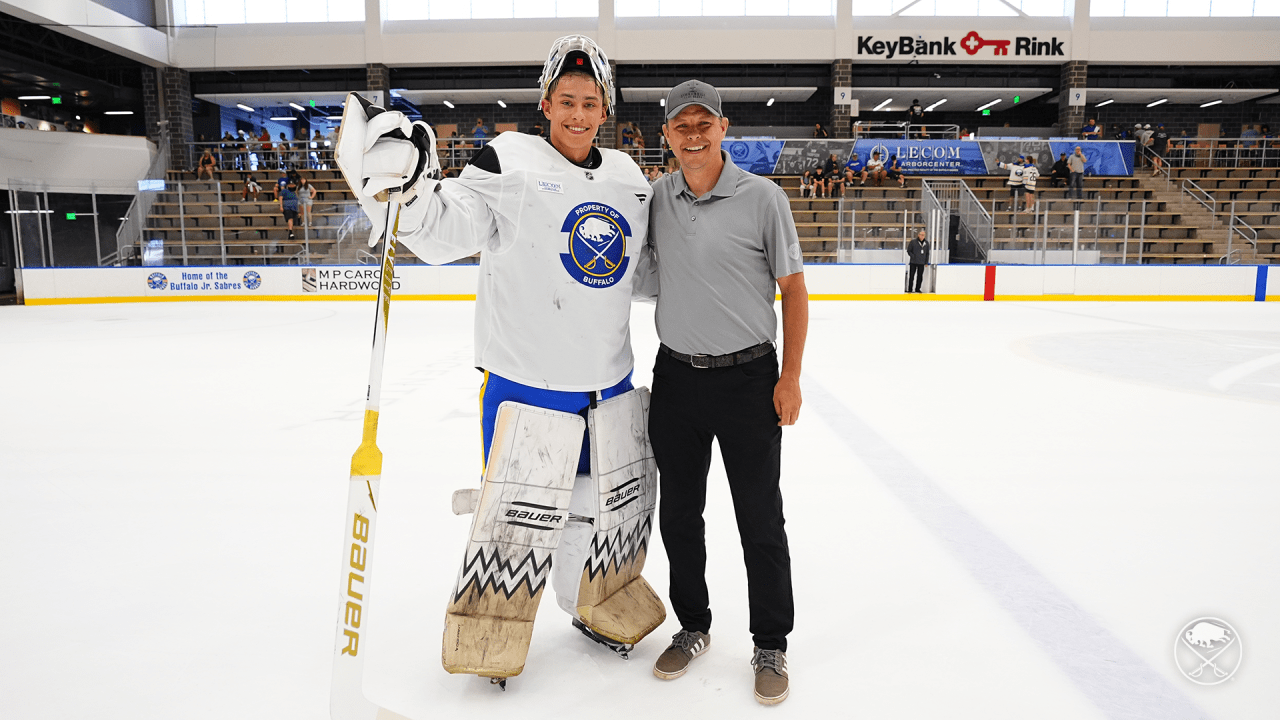 ‘His own identity’ | Jacob Biron returns to Sabres ice