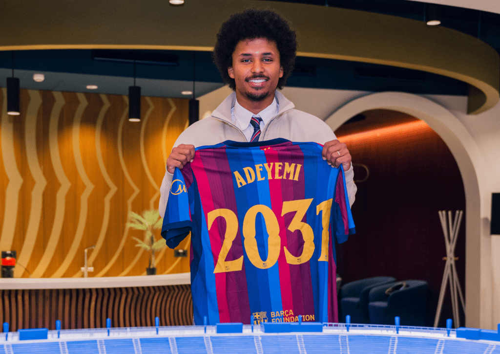 Karim Adeyemi of FC Barcelona