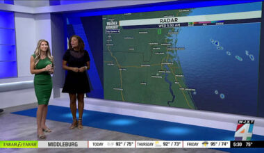 Another day in the 90s and rain on the way this weekend for the holiday