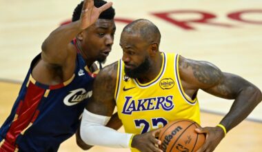 LeBron James seen with Cavs front office member in Akron