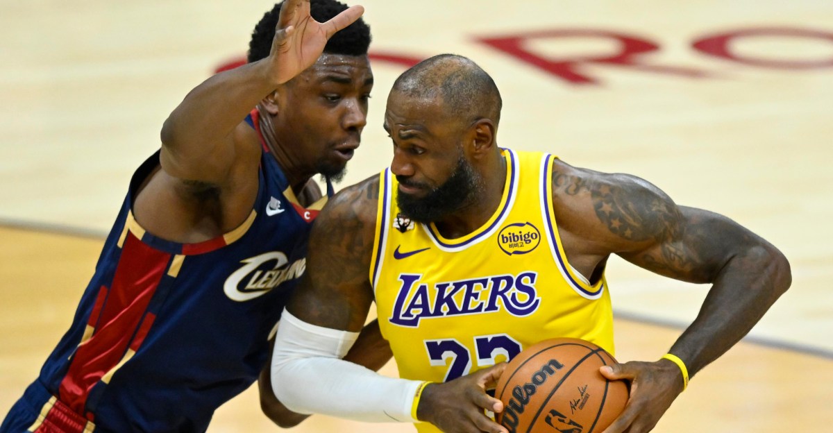LeBron James seen with Cavs front office member in Akron