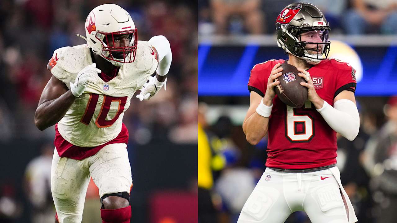 Top 100 Players of 2026, Nos. 80-77: Baker Mayfield drops out of top 50; Cardinals' Josh Sweat surges