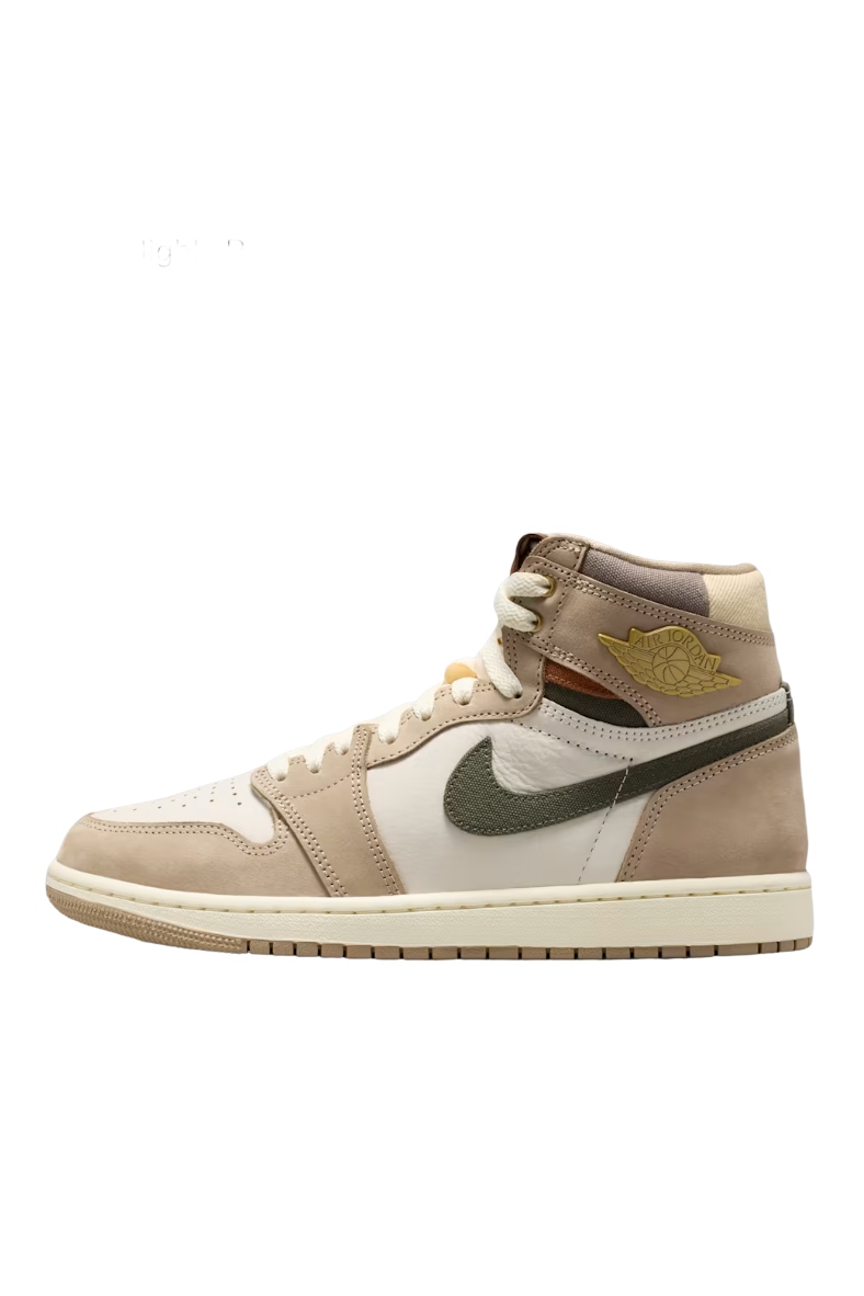 Jordan, Air Jordan 1 High Og "khaki" Women's Shoes - Khaki/sail/cargo Khaki/multi-Color - Size 5