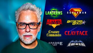 James Gunn, DCU Gods and Monsters slate logos